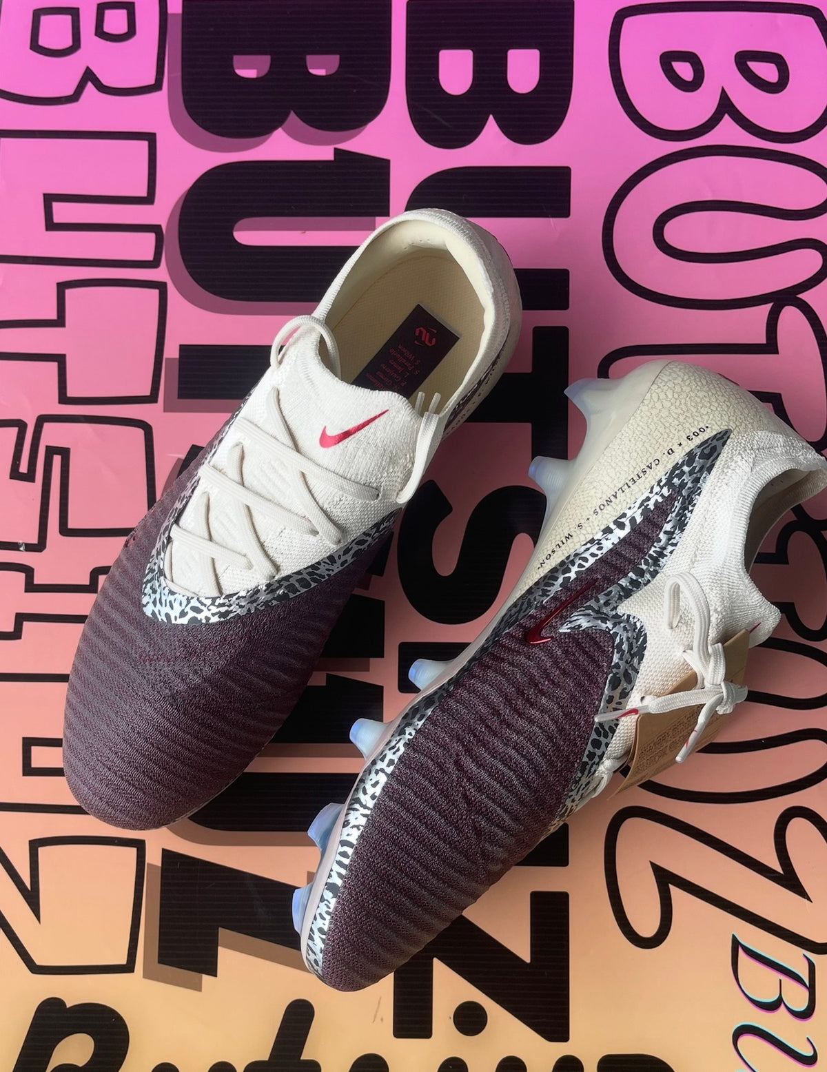 Nike United Phantom 6 Low Elite FG – Burgundy Crush / University Red – IO8444-661