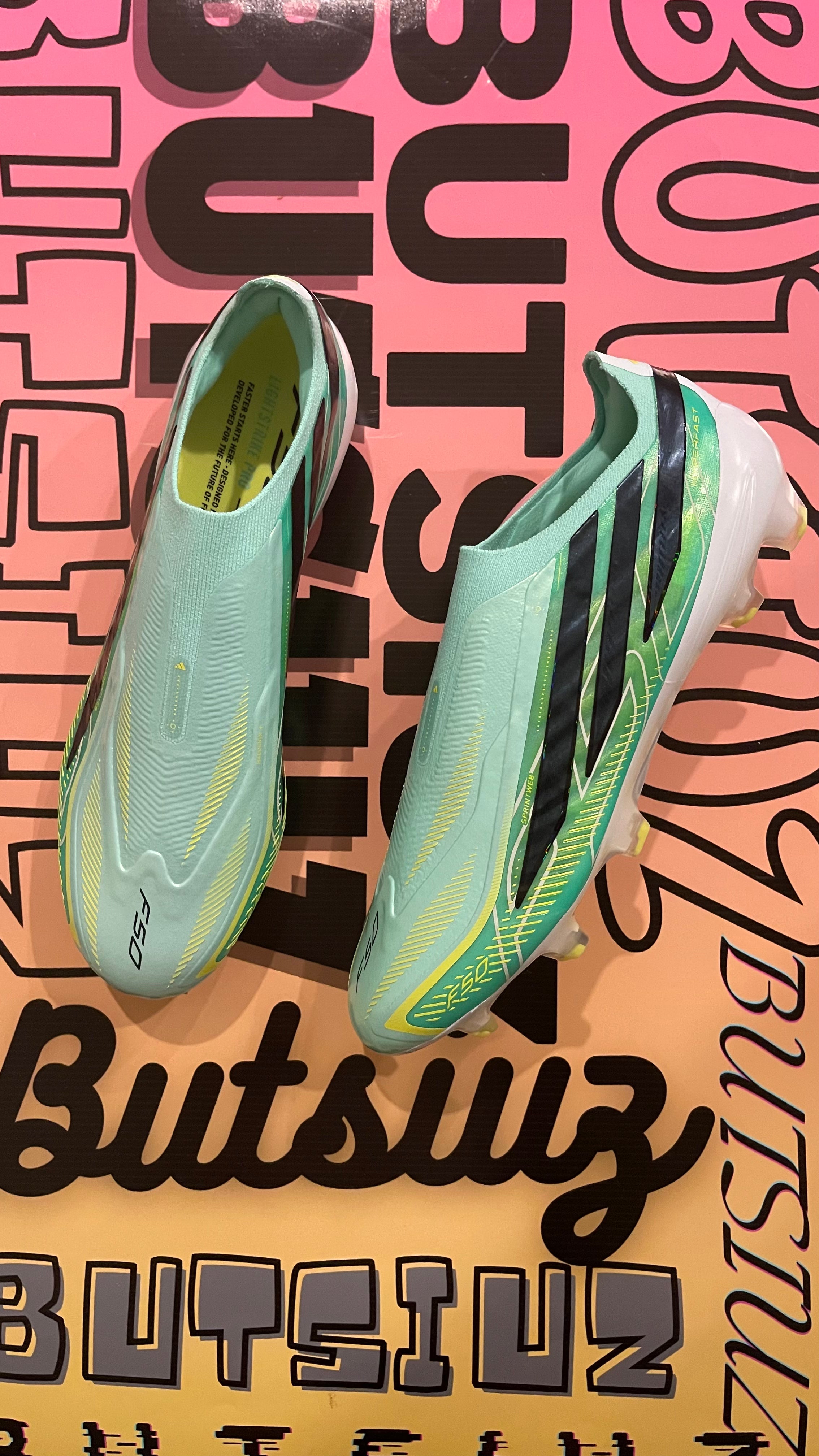 adidas F50 Hyperfast Elite LL FG – Pulse Mint / Core Black / Solar Lemon