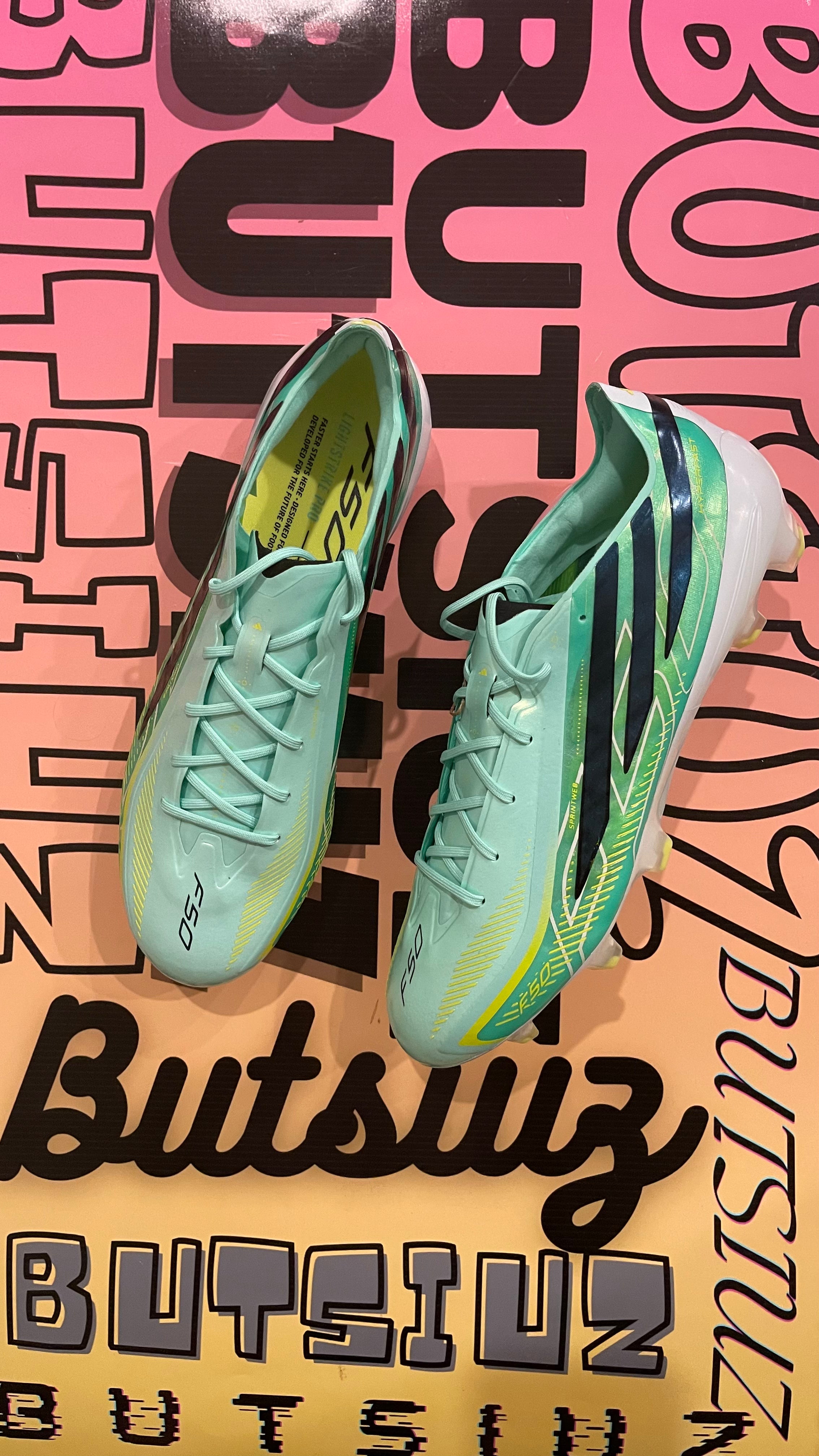 adidas F50 Hyperfast Elite FG – Pulse Mint / Core Black / Solar Lemon