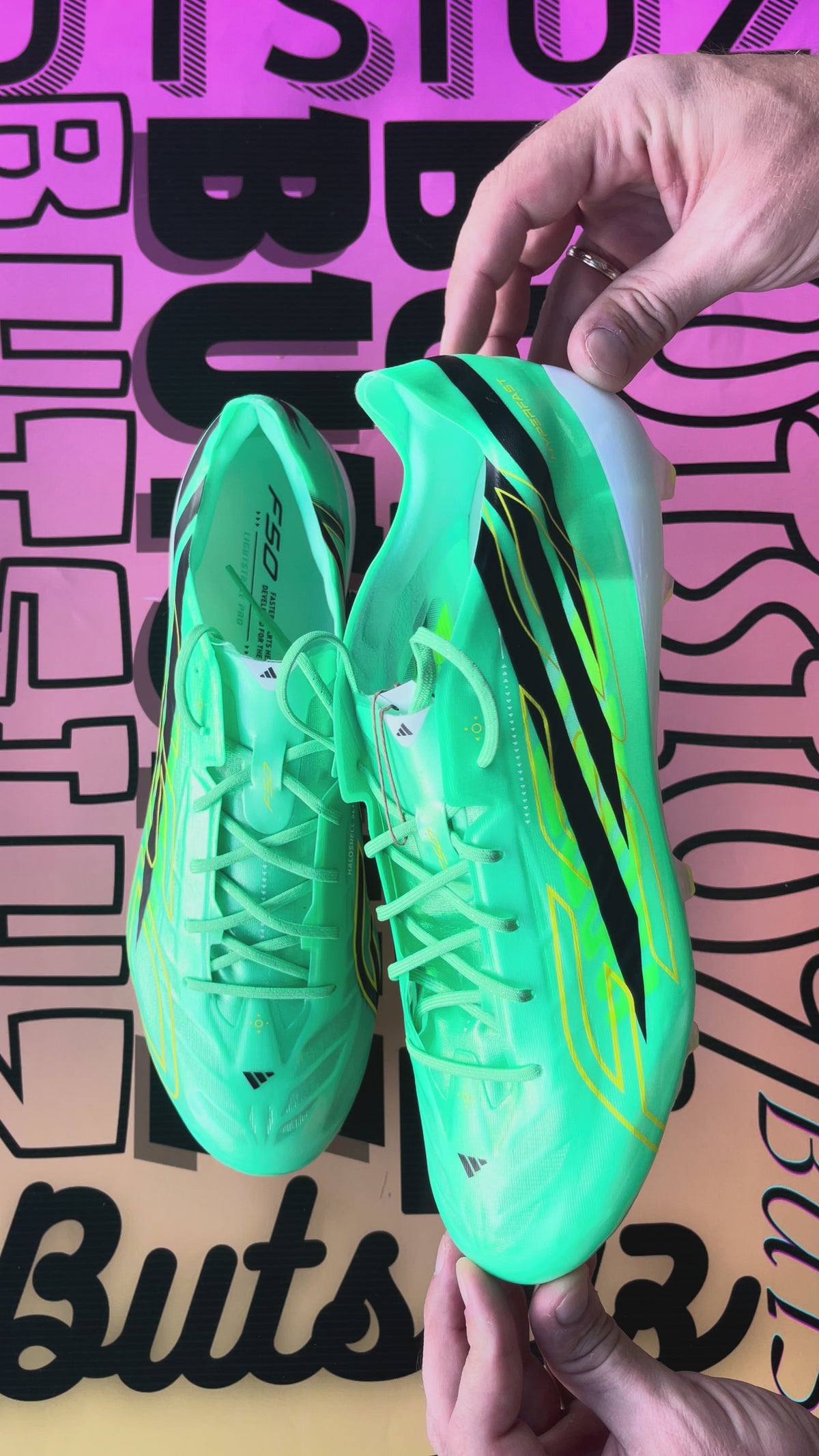 adidas F50 Hyperfast EVO FG – Pulse Mint / Core Black / Solar Lemon