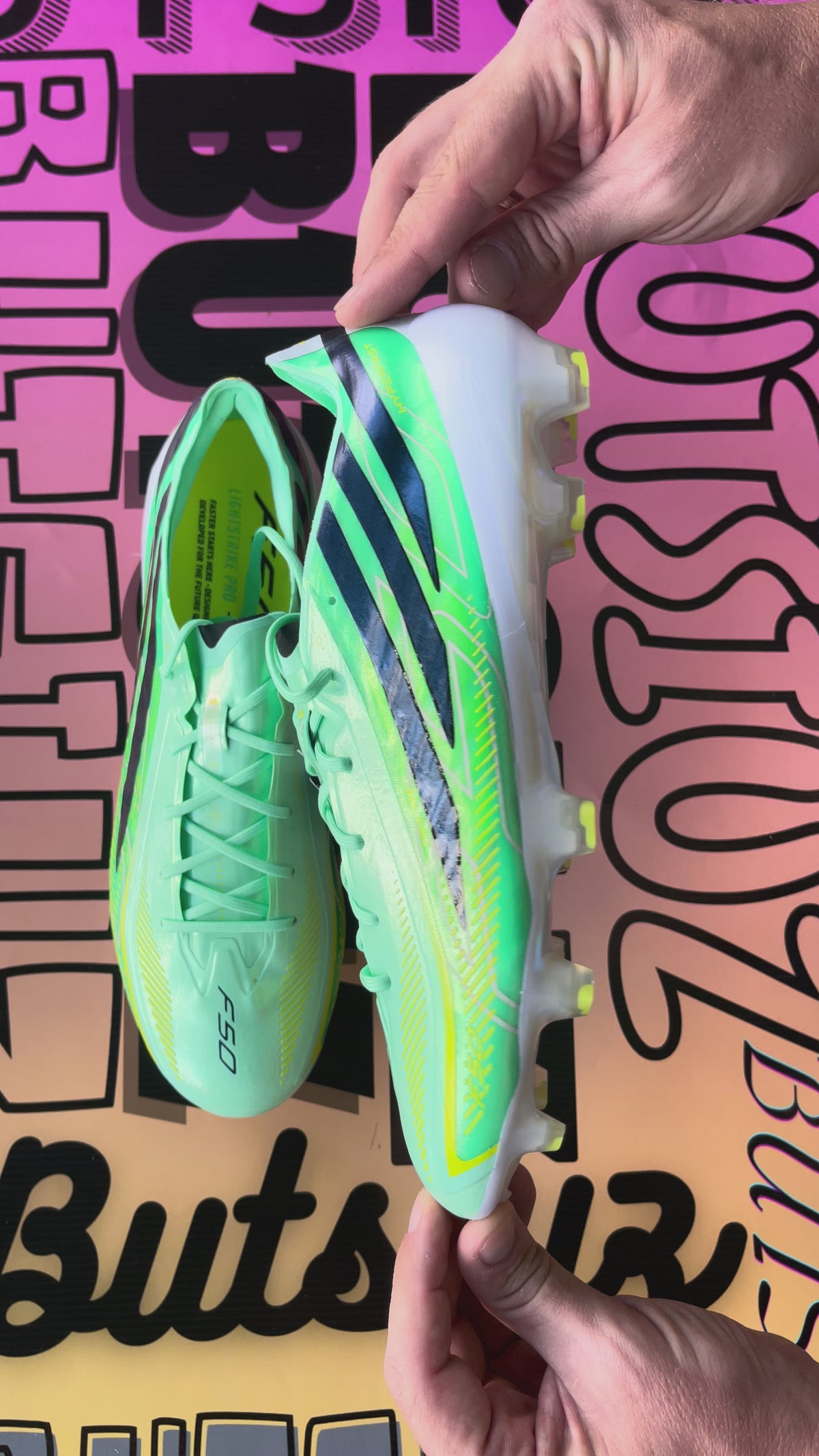 adidas F50 Hyperfast Elite FG – Pulse Mint / Core Black / Solar Lemon