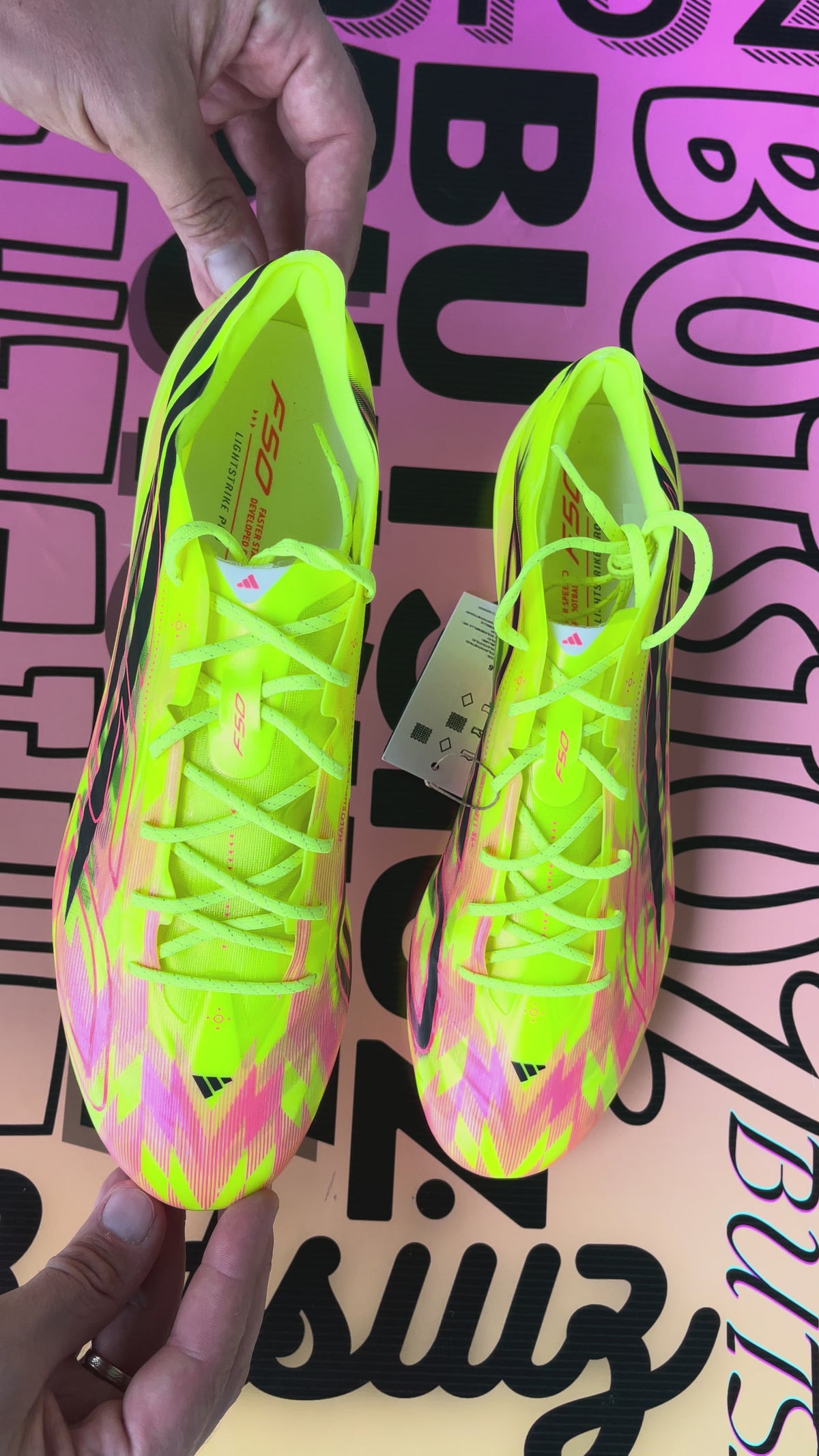 adidas F50 Hyperfast EVO FG – Team Solar Yellow / Core Black / Solar Turbo – KJ6106