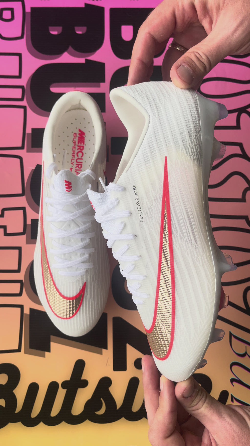 Nike Zoom Mercurial Superfly 11 Elite FG White Blue Bright Crimson IF8507-101